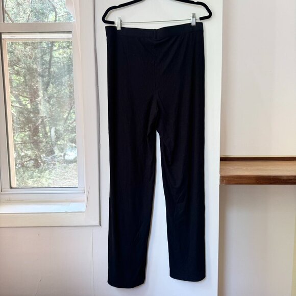 New SKIMS Soft Lounge Sleep Pants Wide Leg in Onyx Black Size Large - Picture 5 of 10
